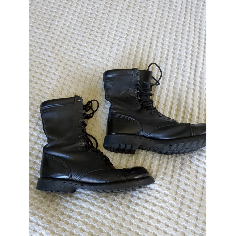 Corcoran Jump Boots Leather Black Size 9 E Military Lace Up